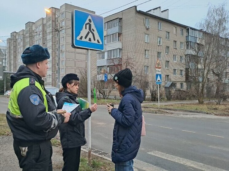  Серпуховским пешеходам разъяснили правила безопасности на «зебрах»