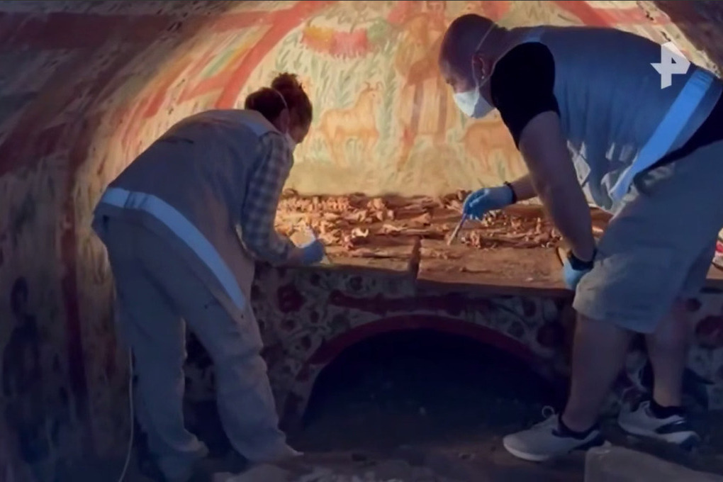 В Турции открыли раннехристианскую гробницу