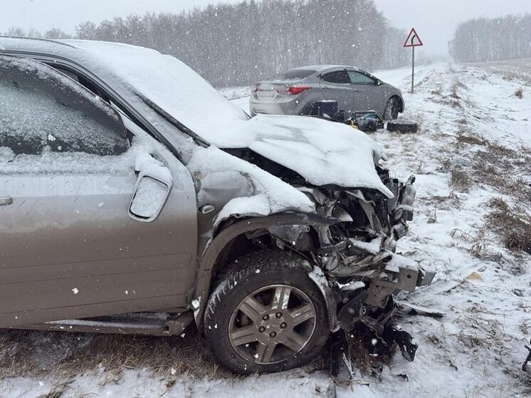 Лобовое на трассе Омск—Одесское: один погиб, четверо пострадали