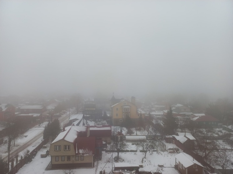 Морозный туман обещают тулякам в первый день зимы
