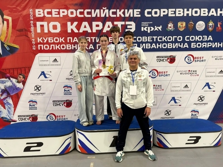 Липецкие каратисты завоевали две золотые медали на турнире в Смоленске