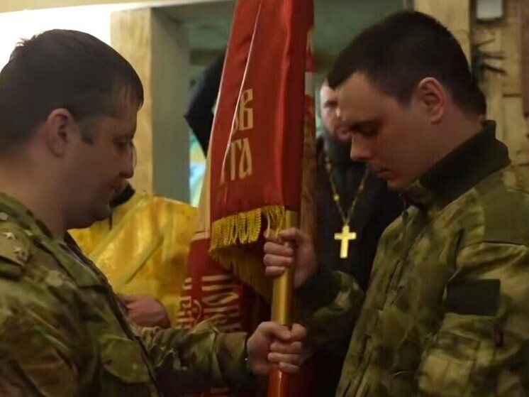 Сальдо: десантникам вручили стяг Илии Пророка