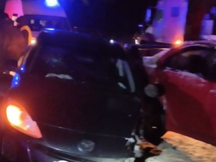 В массовом ДТП в Кольском округе пострадал человек