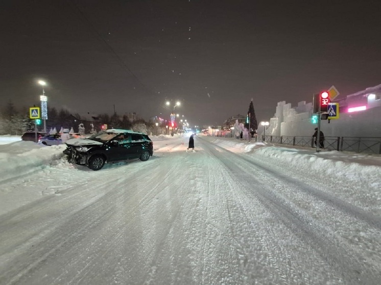 В Салехарде пострадал водитель «Лады» в ДТП с иномаркой