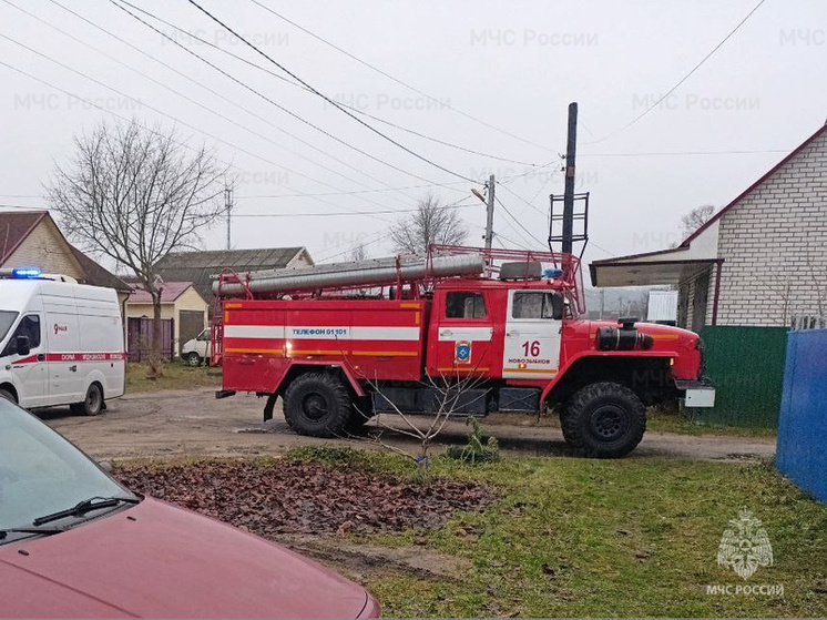 Брянские спасатели потушили пожар в Новозыбкове