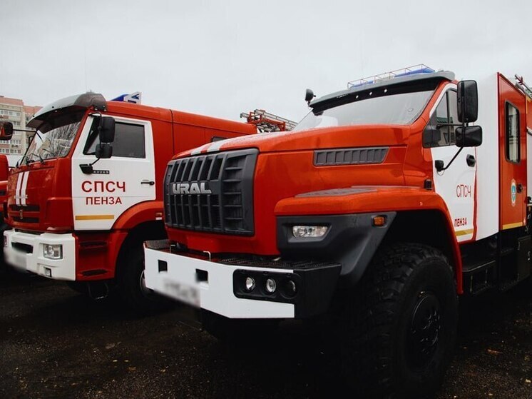 В Пензенской области за сутки сгорели бани, хозпостройка и мусор