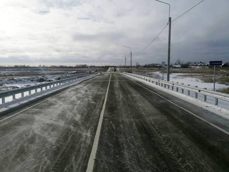 В Панкрушихинском районе Алтайского края построили мост за 87 млн рублей