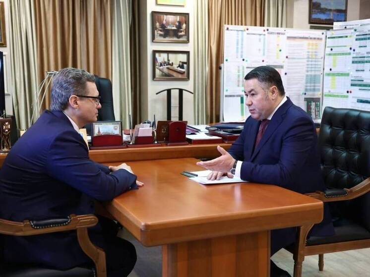 Важные вопросы обсудили губернатор Вологодской области Георгий Филимонов и полпред президента Игорь Руденя