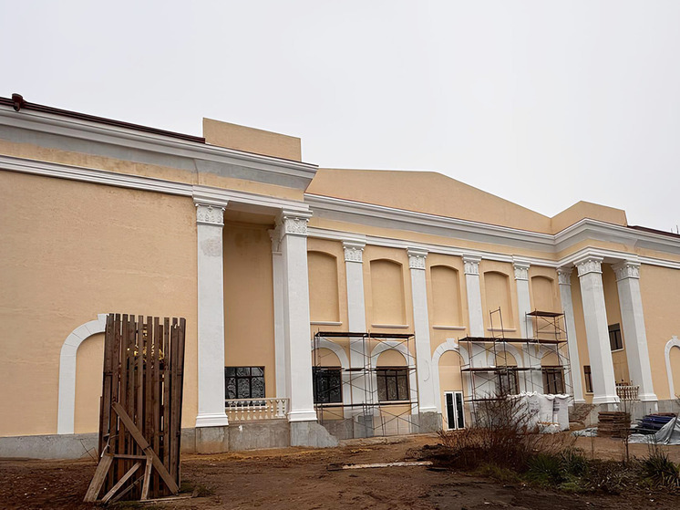 В Мариуполе завершается реконструкция исторического Дворца культуры «Чайка»