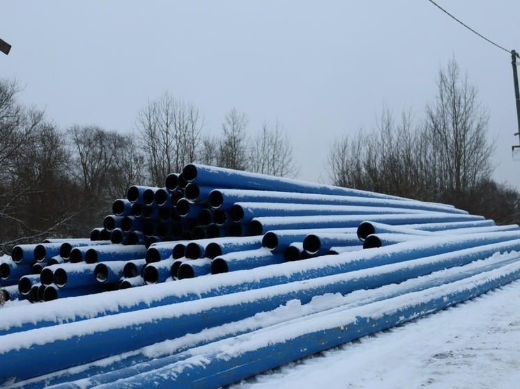 В Григорово Новгородского округа проложили 14% нового водопровода