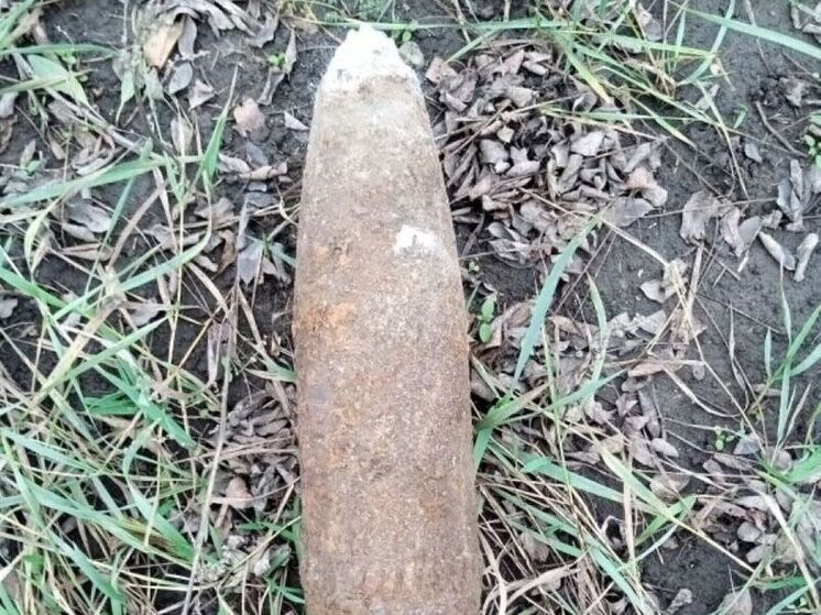 На кладбище в Белгороде нашли снаряд времен Великой Отечественной войны