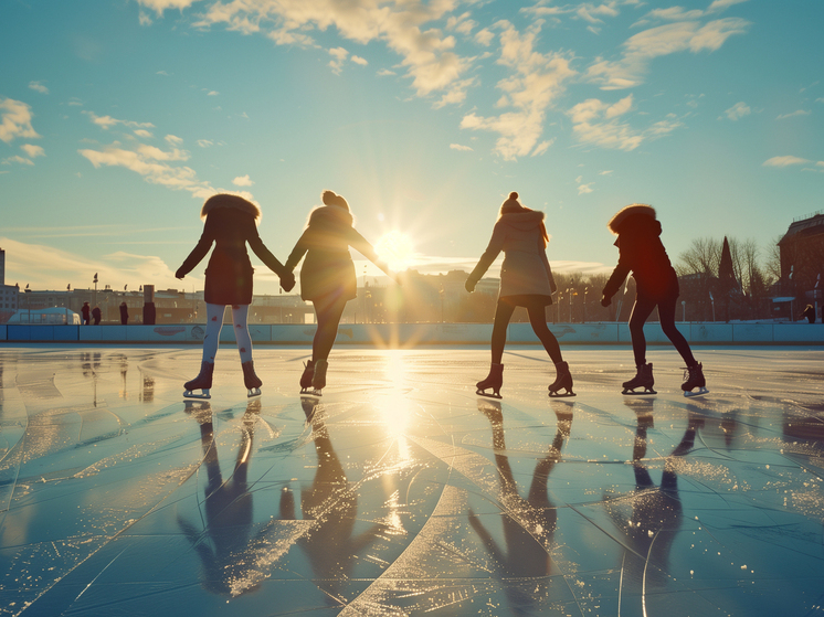 В Курске идёт активная подготовка к открытию двух городских катков