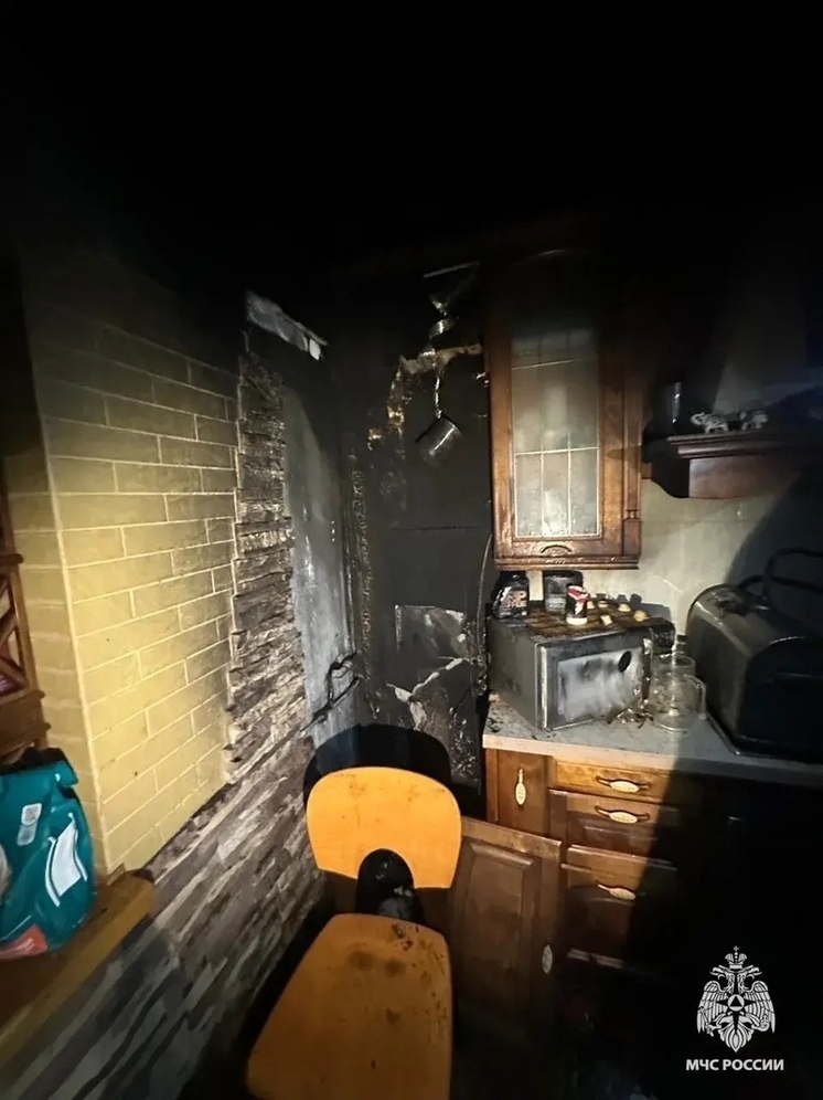 На пожаре в Тверской области пострадал мужчины, пытавшийся самостоятельно потушить огонь