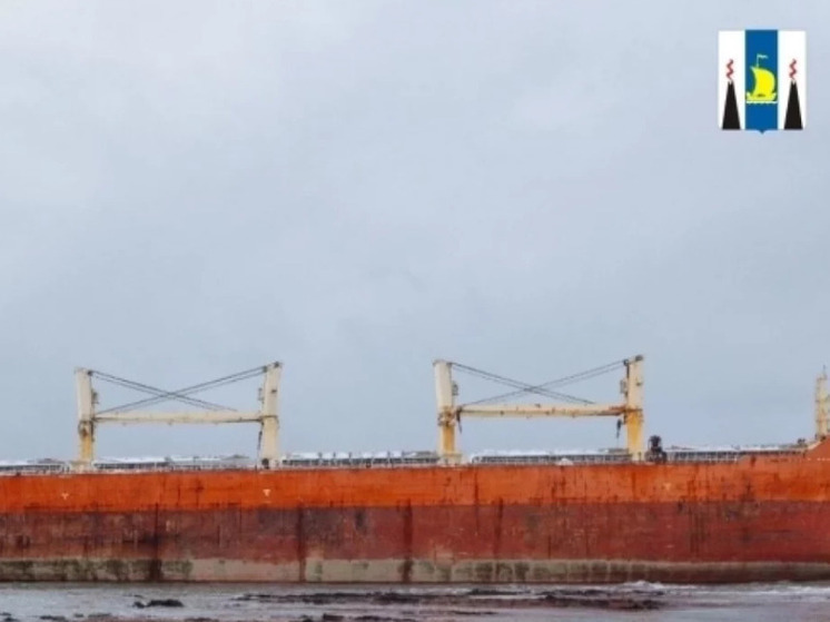 Экипаж севшего на мель сухогруза An Yang 2 на Сахалине готовится к эвакуации