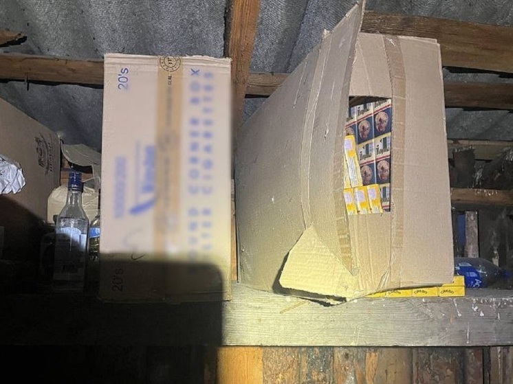 Склад с нелегальным алкоголем и табаком обнаружили в Кургане