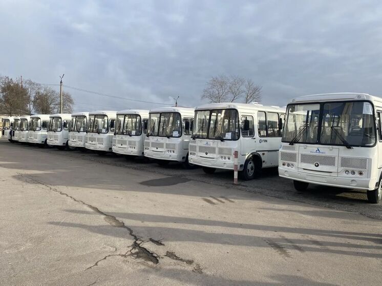 Орловская область получила 25 новых автобусов