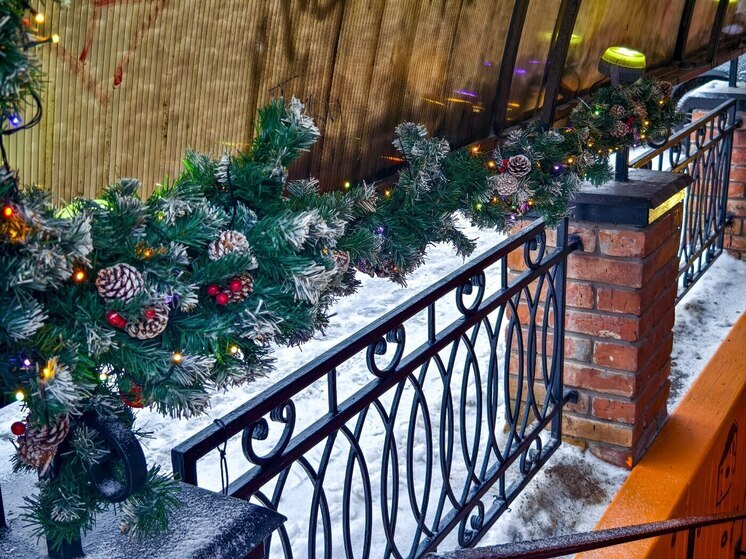 В Томске зажглась новогодняя иллюминация