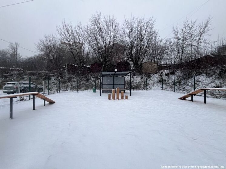 В Перми обустроена еще одна площадка для выгула собак