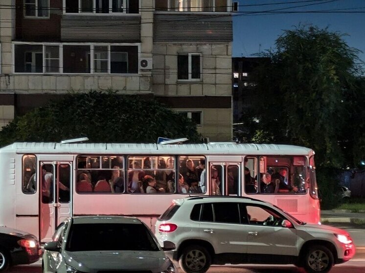 В Воронеже водитель автобуса гонял на «красный»