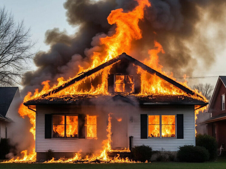 Серия пожаров в районах Бурятии произошла после усиления морозов