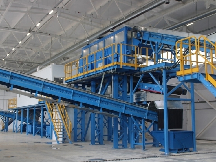 В Канашском округе запущен новый комплекс по обработке мусора