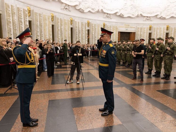 Костромичи-новобранцы Преображенского полка приняли присягу в музее на Поклонной горе