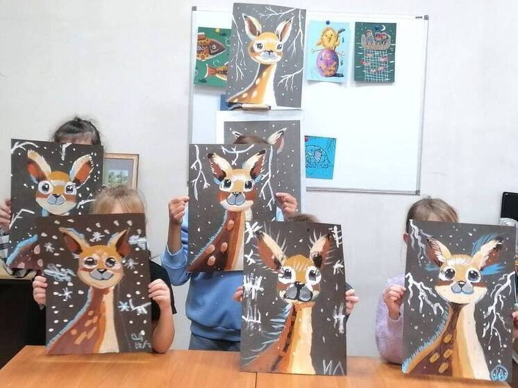 Оживший оленёнок: уроки волшебства прошли в библиотеке Серпухова