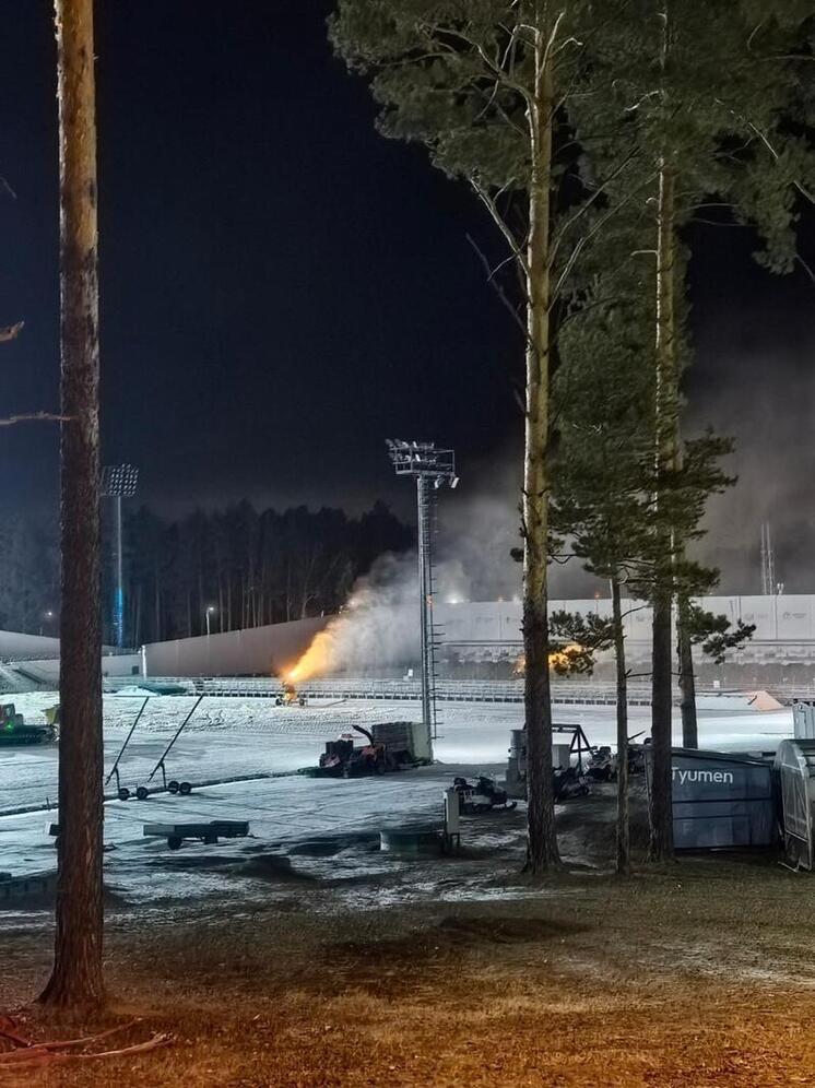 Кубок России по биатлону в Тюмени пройдёт по плану — искусственное оснежение идёт круглосуточно