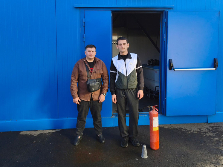 Стажеры Росгвардии потушили пожар в Краснодаре