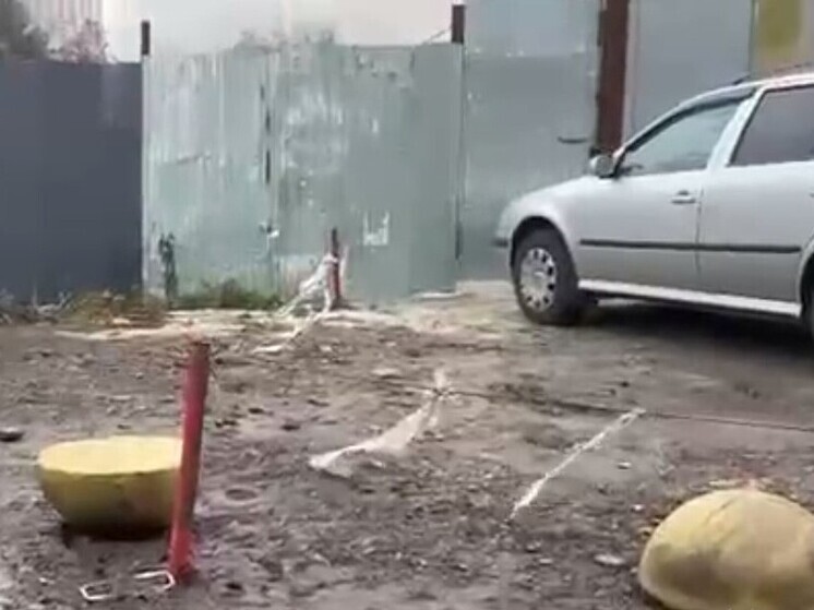 В Курске молодогвардейцы вернули на место полусферы у СШ №54