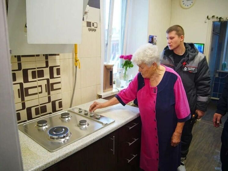 Галина Шатохина впервые в жизни почувствовала тепло газа в Кемерове