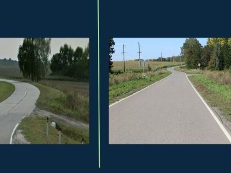 В Курской области отремонтировали дорогу к малому населенному пункту