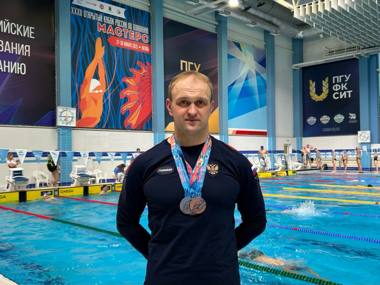 Полицейский-пловец из Тамбова взял «серебро» и «бронзу» на Кубке России в Казани