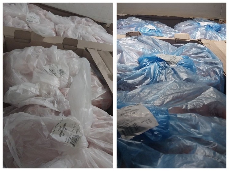 Более 18 тонн куриного мяса и субпродуктов не пустили в Омск из-за нарушений