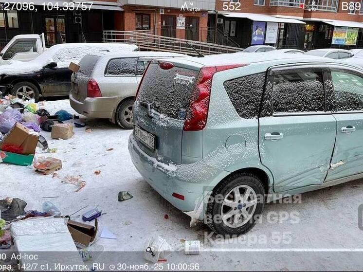 В Иркутске усиливают контроль за парковкой у контейнерных площадок: водителям грозят штрафы