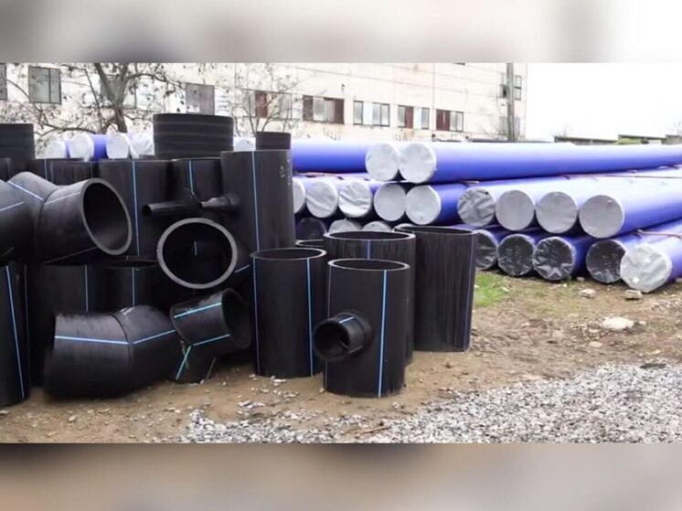 В Запорожской области уложено 2 км новых труб водовода «Прилив»