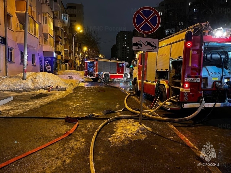 В Екатеринбурге горела квартира в 23-этажном доме