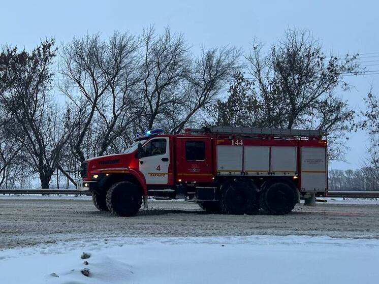 В алтайском селе из-за нарушений при эксплуатации печи загорелся дом