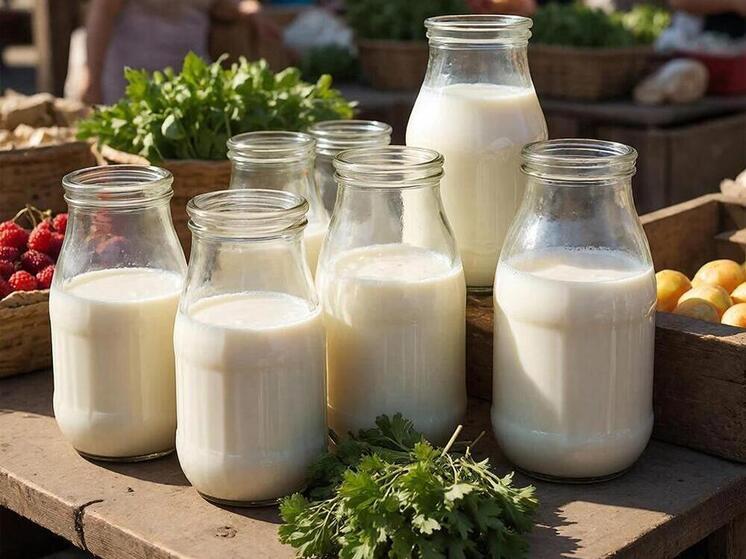 Курян предупредили об опасности покупки домашнего молока на стихийных рынках