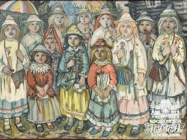 Костромские технологии: студенты КГУ «оживили» картины художника Ефима Честнякова