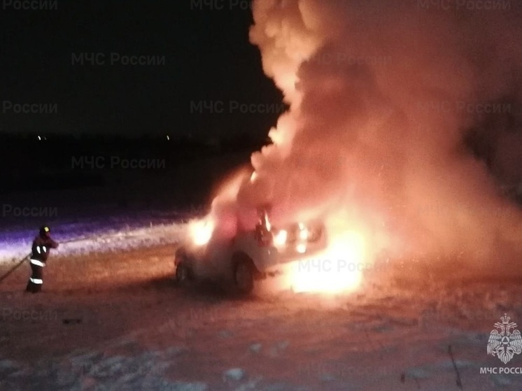 Шесть машин сгорело за сутки в Приангарье