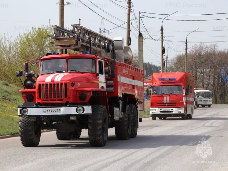 В Орловской области пожар на объекте ТЭК тушили почти 11 часов