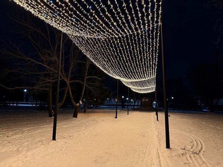 В центре Бийска появился световой потолок