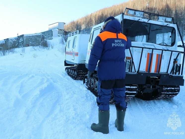 Спасатели Хакасии отправились на дежурство в заснеженное Приисковое