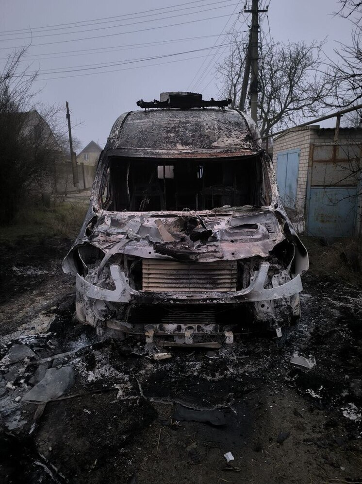 В Голой Пристани ВСУ атаковали машину скорой помощи