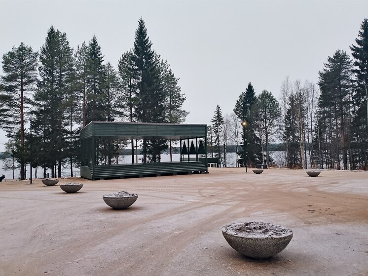 Набережная в Костомукше преобразилась