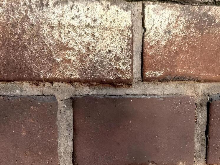 В фасаде калининградского здания обнаружили блестящий кирпич