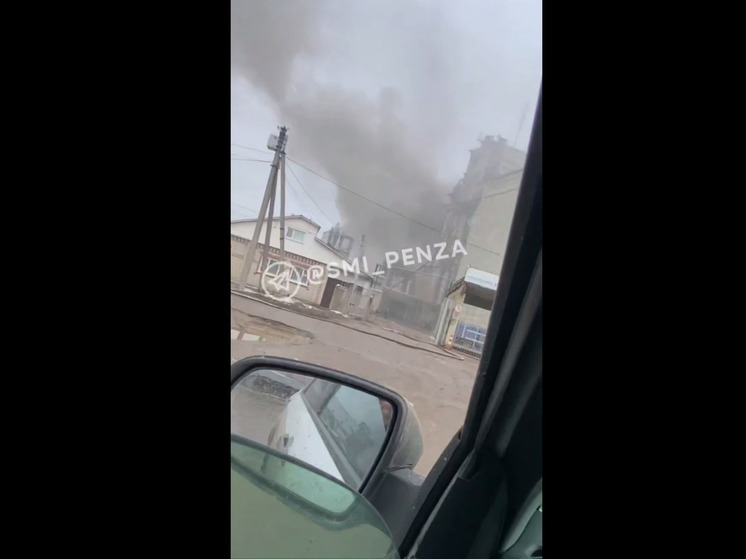 В Кузнецке сообщили о пожаре на элеваторе