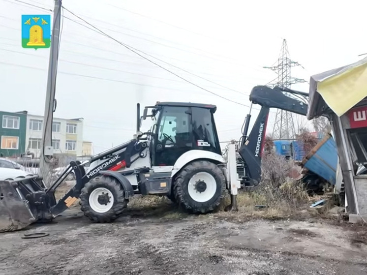 На Советской в Тамбове снесли заброшенный шиномонтаж