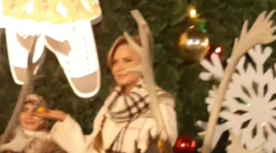 Похудевшая Алла Михеева приехала на зимний праздник